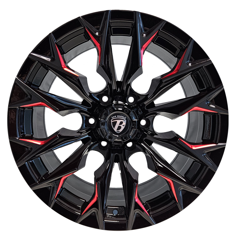 Mag SN SN92 — 20"x9 · 6x139.7 · NOIR ROUGE