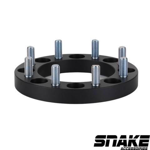Espaceurs de roue 8x170 · 25 mm (1") · M14x1.5 · alésage 130.8 mm — paire