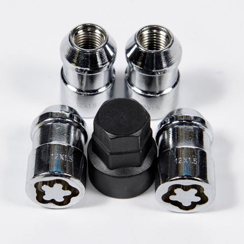 1.75 mm · Chrome — Écrous de roue